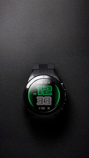 Android application Mega Digital Watch Face VS90 screenshort