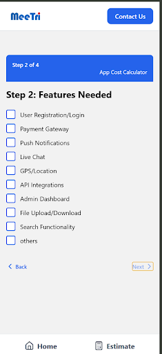 App screenshot