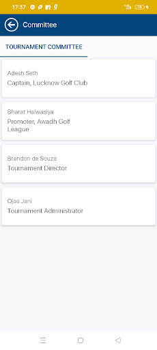 Chandigarh Golf League Screen 3