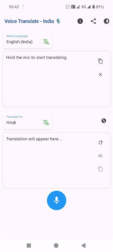 Voice Translator - India