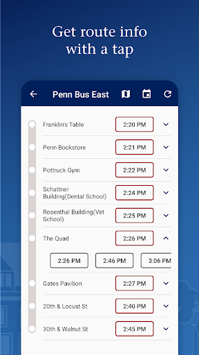 PennTransit Mobile Screen 3