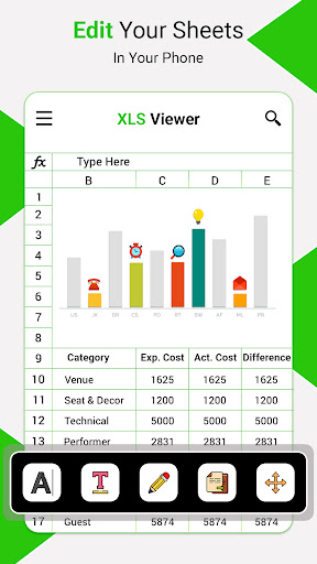 Excel Viewer: XLS & XLSX Reade Screen 3