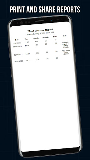 Blood Pressure Monitor Screen 3