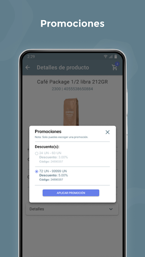 Android application Ubiqua App Mobile screenshort