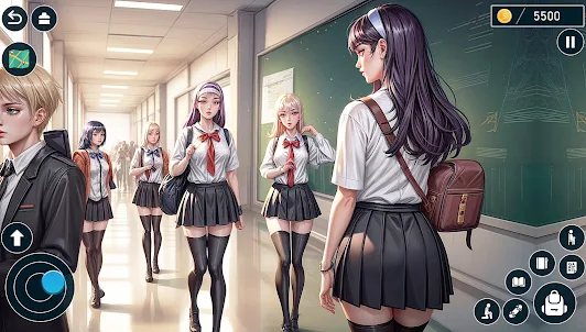 High School Girl Anime Games