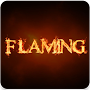 Flaming Text : Fire Photo Art