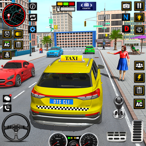 City Cab Driver Car Taxi Games 1.10 Icon