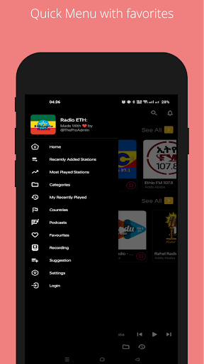 Radio ET: All Ethiopia Radio Screen 3