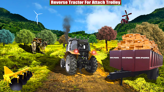 Fahrt Traktor Landwirtschaft