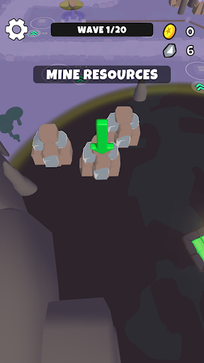 Android application Cave Survival screenshort