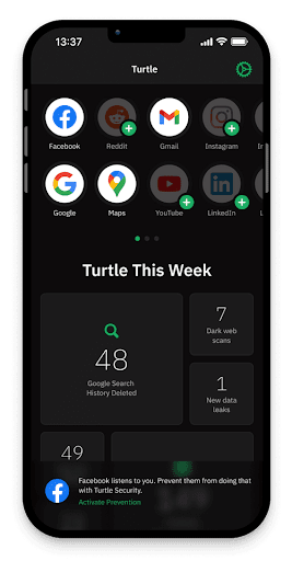 Android application Turtle: Digital Privacy screenshort