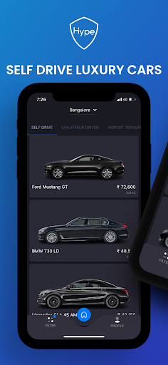 Android application Hype - Rent Luxury Cars, Yacht screenshort