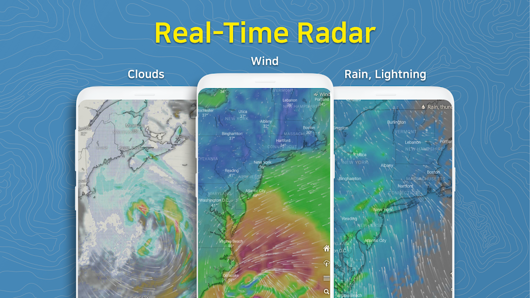 Weather Screen-Forecast, Radar banner