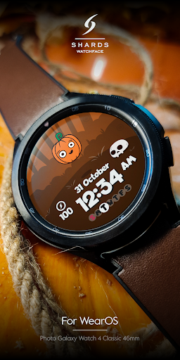 SH002 Watch Face, Halloween Screen 2