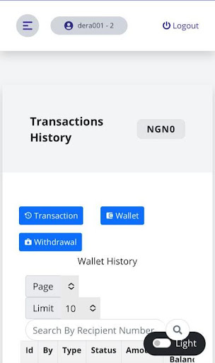Android application Wallet PayDan screenshort