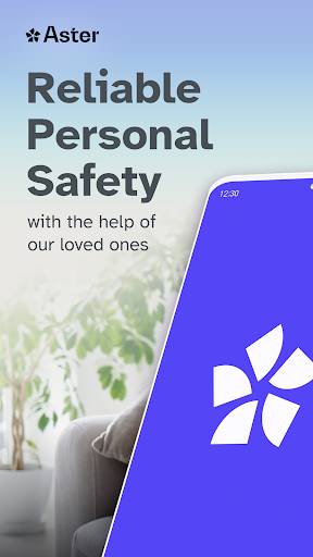 Android application Aster: 24/7 Personal Safety screenshort