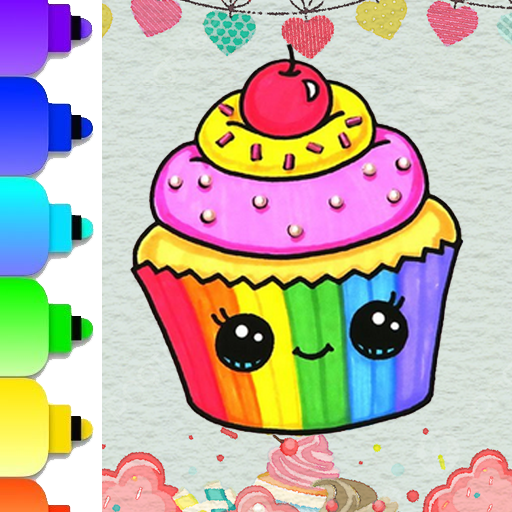 Cup Cake Shopkins Coloring