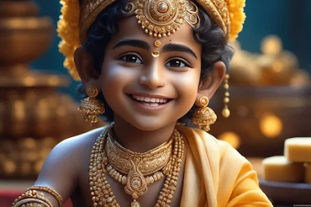 Lord Krishna 4k Ai Wallpaper