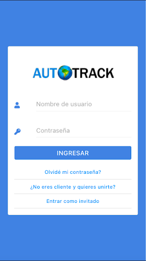 Android application Autotrack GPS screenshort
