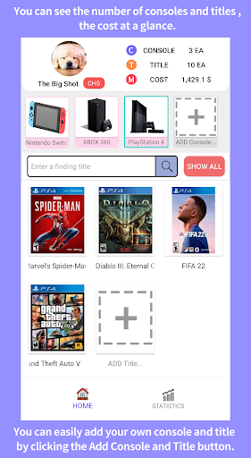 Android application My Game Life - Game Collection screenshort