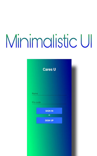 Android application Cares U: Your companion screenshort