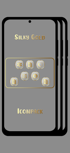 Screenshot of Royale Silky Gold Icon Pack