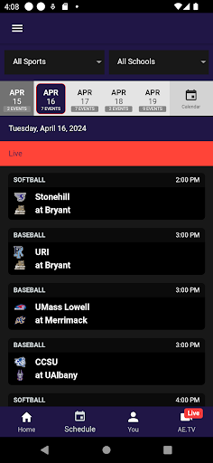 America East Screen 2