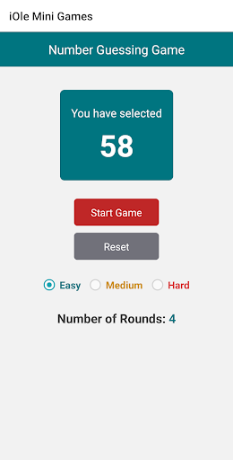 iOle Number Guessing Game Screen 3