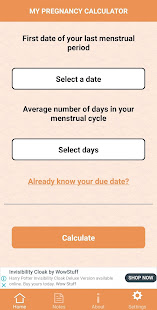 My Pregnancy Calculator 1.0.3 APK screenshots 2