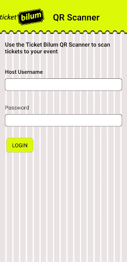 Android application QR Scanner Ticket Bilum screenshort