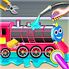 Train Cleaning, Coloring Game 1.0