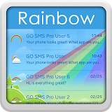 GO SMS Rainbow icon