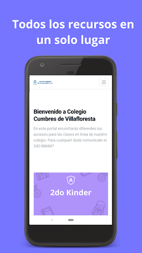 Cumbres Alumnos Screen 2