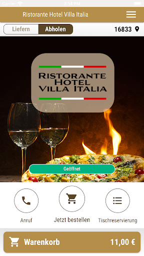 Android application Ristorante Hotel Villa Italia screenshort