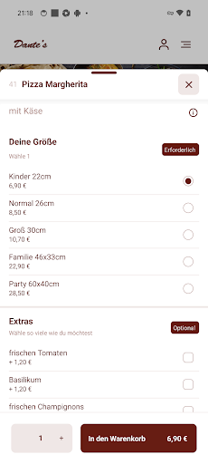 Dantes Indisches Restaurant