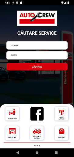 Android application AutoCrew screenshort