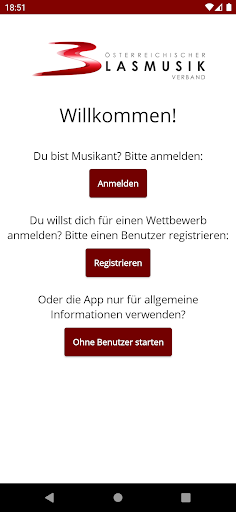 BlasmusikAPP Screen 2