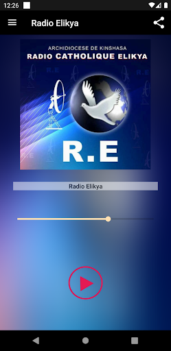 Android application Radio Elikya screenshort