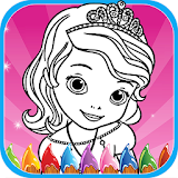 Princess Coloring for Girls icon