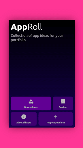 Android application AppRoll screenshort