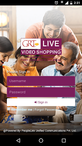 Android application GRT-Live screenshort