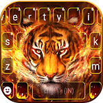 Cover Image of Download Tiger Flames Theme  APK