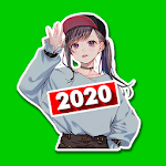 Cover Image of Descargar Anime stickers for WhatsApp 2020 1.0 APK