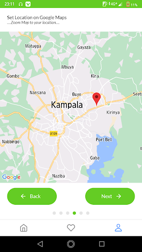 Android application Lyte - Find accommodation screenshort