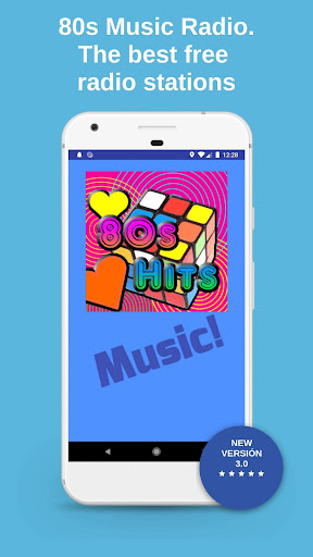 Android application 80s music radio stations screenshort