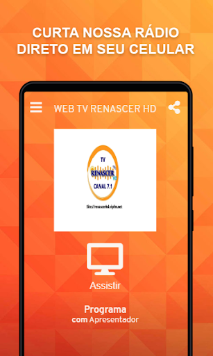 Android application Web TV Renascer HD screenshort