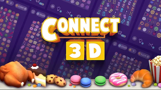 Onet 3D: Connect 3D Pair Match