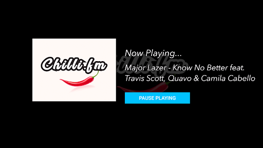 Chilli FM: TV App Screen 2