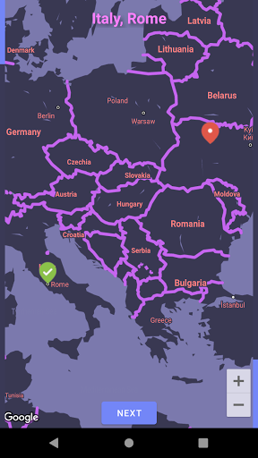 GeoChallenge Screen 2