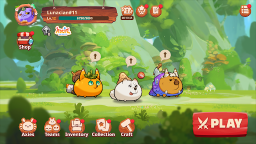 Android application Axie Infinity: Origins screenshort